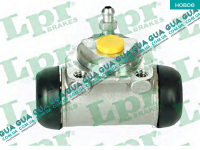 Колесный тормозной цилиндр ( 30 mm / 22.22 mm / 4 торсіона )