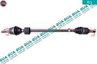 Полуось правая 22z/22z/930mm ( привод в зборе с шрусами 05 -)