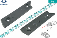 Молдинг (листва) накладка зеркала внутренняя левая SsangYong / САНГЙОНГ KYRON 2.0XDI (1998 куб.см.)