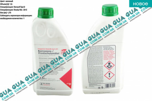 Антифриз зеленый -30°C (1.5L) Renault Glaceol RX Type D SsangYong / САНГЙОНГ KYRON 2.0XDI (1998 куб.см.)