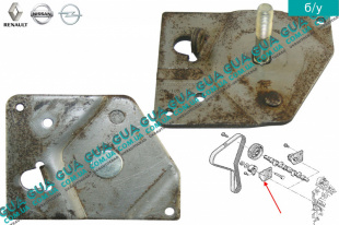 Кронштейн натяжного ролика ремня ГРМ Volvo / ВОЛЬВО S40 2000-2003 1.9DI (1870 куб.см.)