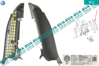 Внутренняя обшивка ( молдинг ) накладка стойки задней левой ( для авто без боковых подушек безопасности ) 2017-