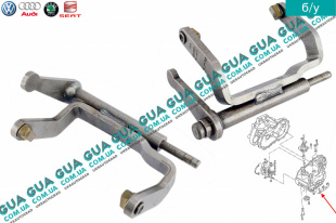 Вилка включения 5 передачи КПП   