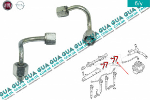 Трубка топливной системы ( от форсунки до рейки )   