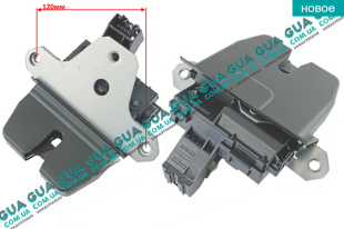 Замок ляды ( задней двери / крышки багажника ) електрический ( 4 пина ) Volvo / ВОЛЬВО S40 II 2.0D (1998 куб. см.)