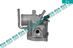 Корпус термостата / термостат / Фланец охлаждающей жидкости Mercedes / МЕРСЕДЕС M-CLASS 1998- / М-КЛАСС ML270 2.7CDI (2685 куб.см.)
