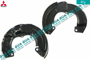 Защита тормозного диска передняя правая (1шт.)	   