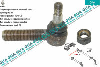 Наконечник рулевой тяги правый Renault / РЕНО MASCOTT 2004-2010 / МАСКОТ 04-10 3.0TDI (2953 куб.см.)