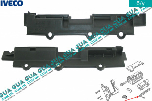 Декоративная крышка - накладка - защита двигателя боковая нижняя   