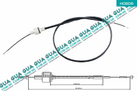 Трос сцепления 1200/1515мм Ford / ФОРД SIERRA 1987-1993 / СИЕРА 87-93 1.8 (1796 куб.см. )