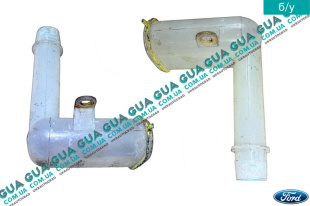 Горловина бачока стеклоомывателя ( стеклоочистителя лобового окна / стекла ) Ford / ФОРД CONNECT 2002-2013 / КОННЕКТ 02-13 1.8TDCI (1753 куб.см)