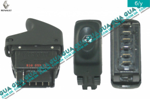 Кнопка стеклоподьемника левая / правая  6 контактов   