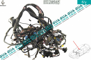 Электропроводка ( жгут проводов ) салона ( лифтбек )   