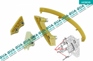 Успокоитель цепи привода распредвала ( планка успокоителя цепи ГРМ ) ( комплект ) 90 л.с.   