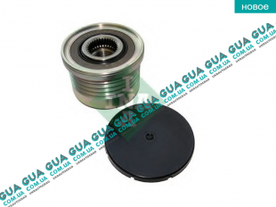 Шкив генератора 5 ручейков ( обгонная муфта ) ( без A / C ) Volvo / ВОЛЬВО V40 2000-2004 1.9DI (1870 куб.см.)