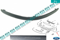 Накладка декоративная / молдинг / листва переднего бампера левая