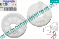 Ролик стеклоподъемника правый