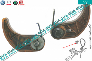 Натяжитель цепи привода  масляного насоса   