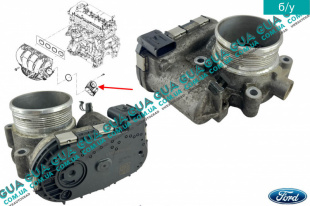 Дроссельная заслонка / регулирующая заслонка / подача воздуха Ford / ФОРД Escape 2014 / ЭСПЭЙС 14- 2.0 EcoBoost (2000 куб. см.)
