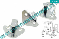 Скоба замка распашной задней / передней / сдвижной  двери ( фиксатор / зацеп / петля ) 1шт.