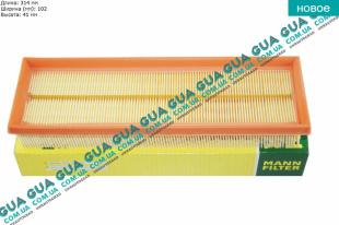 Воздушный фильтр Renault / РЕНО CLIO II / КЛИО 2 1.9DTI (1870 куб.см.)