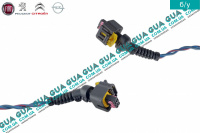 Фишка / разъем / штекер з проводами топливной форсунки дизельной электронной  / провод лямбда зонда 1шт. 2 контакта