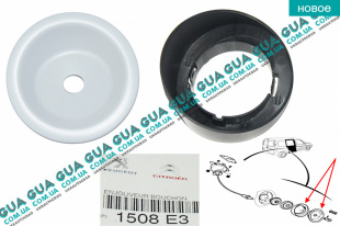 Лючок топливного бака ( крышка ) Peugeot / ПЕЖО PARTNER M59 2003-2008 / ПАРТНЕР М59 03-08 1.9D (1868 куб.см.)