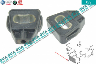 Опора / подушка / кронштейн крепления радиатора   