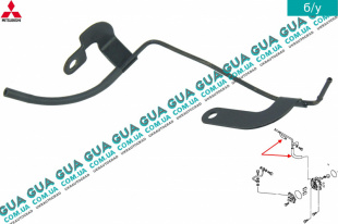 Шланг / патрубок вакуумной системы ( трубка ) Mitsubishi / МИТСУБИСИ PAJERO III 2000-2006 / ПАДЖЕРО 3 00-06 3.2DI-D (3200 куб.см.)