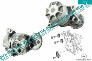 Натяжной механизм ремня генератора ( Натяжная планка / ролик / натяжитель )   