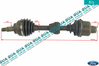 Полуось правая Z27/34 ( привод в зборе с шрусами ) Ford / ФОРД MONDEO III 2001-2007 / МОНДЕО 3 2.0  16V DI/TDDI/TDCI (1998 куб.см.)