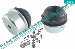 Отбойник / подушка передняя рычага ( до пружины )   