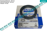 Сальник коленвала передний ( уплотняющее кольцо коленчатого вала ) 38x50x8 Opel / ОПЕЛЬ CORSA C 2000-2009 / КОРСА С 00-09 1.7DTI V16 (1686 куб. см.)