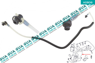 Трубка топливной системы ( от рейки к ТНВД )   