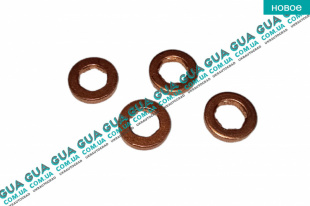 Уплотнительное кольцо форсунки 12,6x7,7x2,5 ( прокладка / шайба ) 1шт   