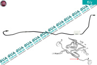 Трубка тормозная задняя левая