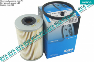 Фильтр топливный Renault / РЕНО MASCOTT 2004-2010 / МАСКОТ 04-10 3.0TDI (2953 куб.см.)