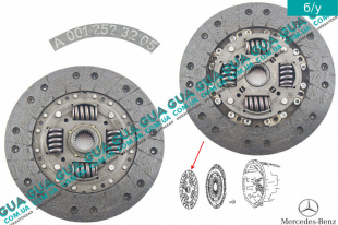 Диск сцепления ( фередо ) D230   
