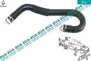 Шланг / патрубок гидроусилителя ( ГУРа ) ( трубка от насоса к бачку)   