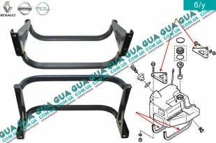 Кронштейн топливного бака   