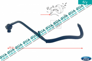 Шланг / патрубок вакуумной системы ( трубка ) Ford / ФОРД TRANSIT 2006- / ТРАНЗИТ 06- 2.2TDCI (2198 куб.см.)