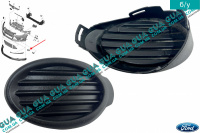 Заглушка переднего бампера левая ( противотуманки )