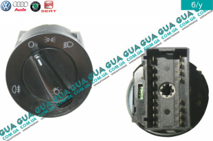 Переключатель \ включатель света фар / противотуманных фар   