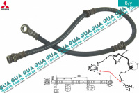 Шланг / трубка переднего суппорта L 660 Mitsubishi / МИТСУБИСИ PAJERO III 2000-2006 / ПАДЖЕРО 3 00-06 3.2DI-D (3200 куб.см.)