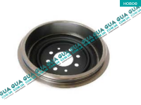 Тормозной барабан зад Kangoo ( 229.5 x 52.5 ) Renault / РЕНО KANGOO 1997-2007 / КАНГУ 97-07 1.5DCI (1461 куб.см.)