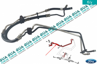 Шланг / патрубок гидроусилителя руля ( Электро ГУРа ) комплект   