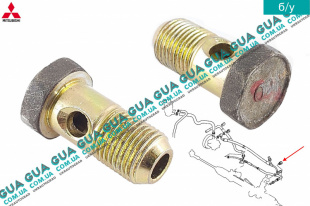 Болт / винт шланга / патрубка гидроусилителя 16X33.5 ( ГУРа, пустотелый ) Mitsubishi / МИТСУБИСИ OUTLANDER 2007-2012 / АУТЛЭНДЕР 07-12 2.0 DI-D (1968 куб. см.)