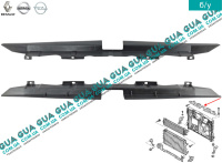 Дефлектор / накладка / диффузор радиатора верхний
