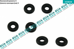 Уплотнительное кольцо клапанной форсунки 6х16х5 Seat / СЕАТ TOLEDO I 1991-1999 1.8i (1781 куб.см.)