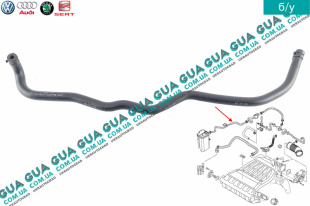  Патрубок / трубка топливной системы ( вентиляции топливного бака )   